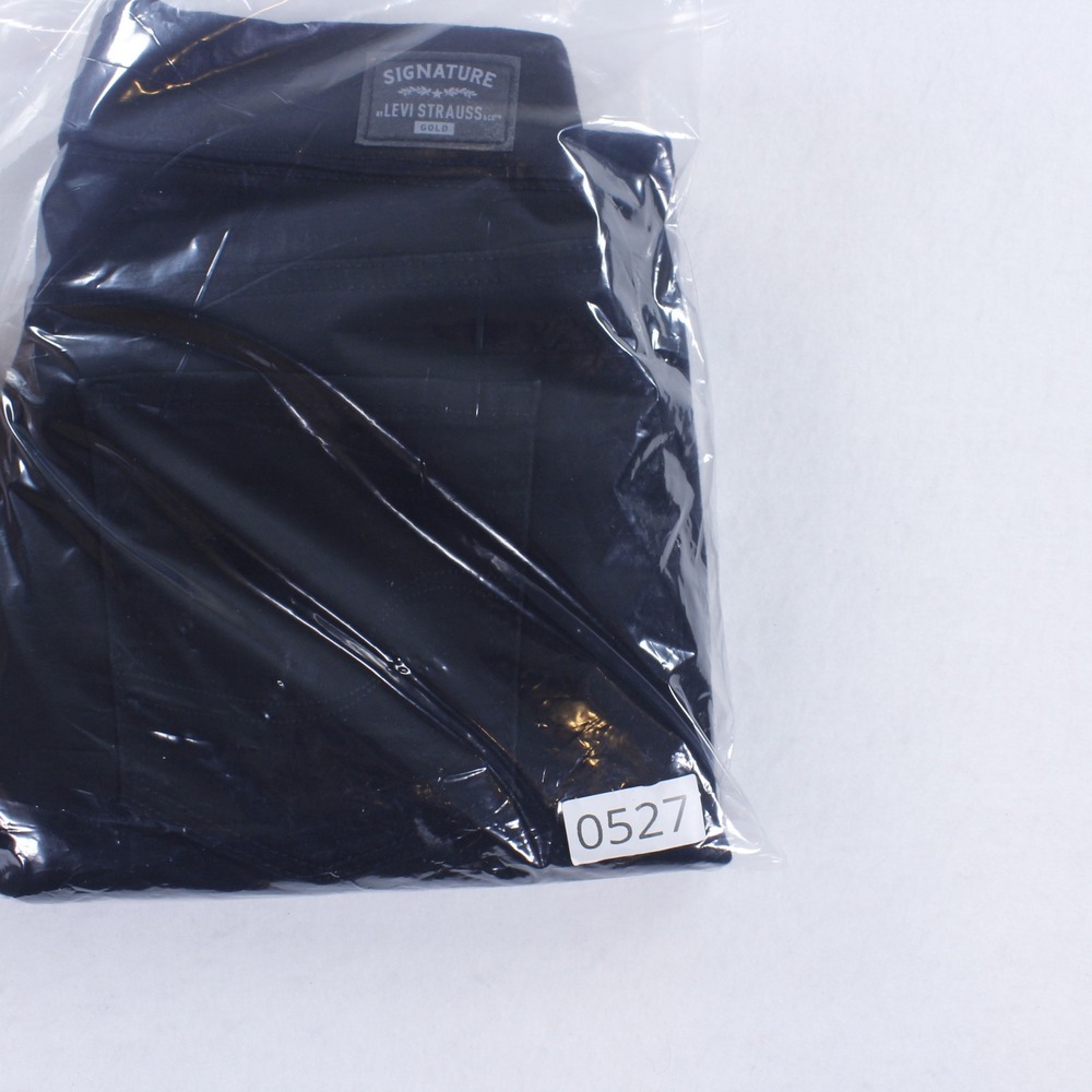 Signature by Levi Strauss Totally Shaping Pull-On Skinny Jeans Black Size 26x30